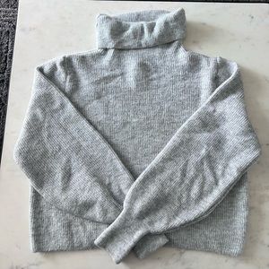 Topshop Ribbed Turtleneck Sweater